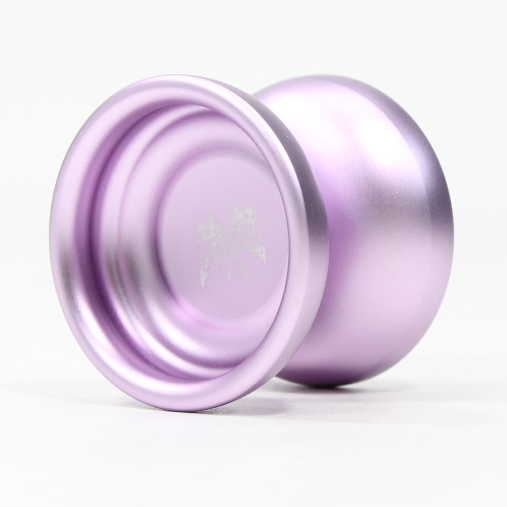RECESS Joyride YO-YO - Aluminum YOYO - Fingerspin Dimple- Smooth Blasted Finish- (Lilac Purple)