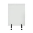 thumbnail image 1 of RECLAIM® Acrylic Sneeze Guard Desk Divider - 24" x 30" Clamp-On, Frosted, 1 of 10