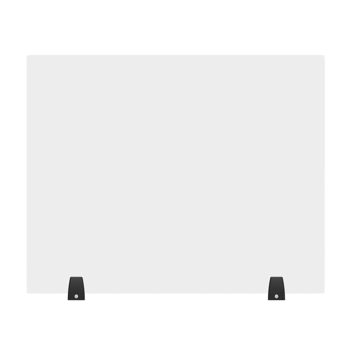 RECLAIM® Acrylic Sneeze Guard Desk Divider 30" x 24" Tabletop, Clear