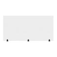 thumbnail image 1 of RECLAIM® Acrylic Sneeze Guard Desk Divider - 60" x 30" Tabletop, Clear, 1 of 9