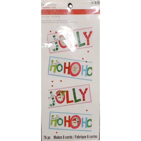 Recollections Christmas Scratch Off Card Kit