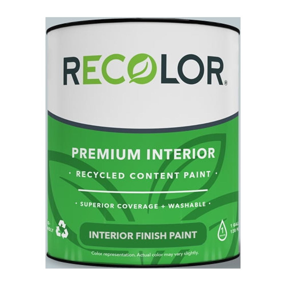 RECOLOR Premium Interior Recycled Content Paint, Eggshell Finish, Cloud