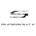 thumbnail image 1 of RECON 264381WC Ford For 17-18 SUPERDUTY Raised Logo Acrylic Emblem Insert3Piece, 1 of 2