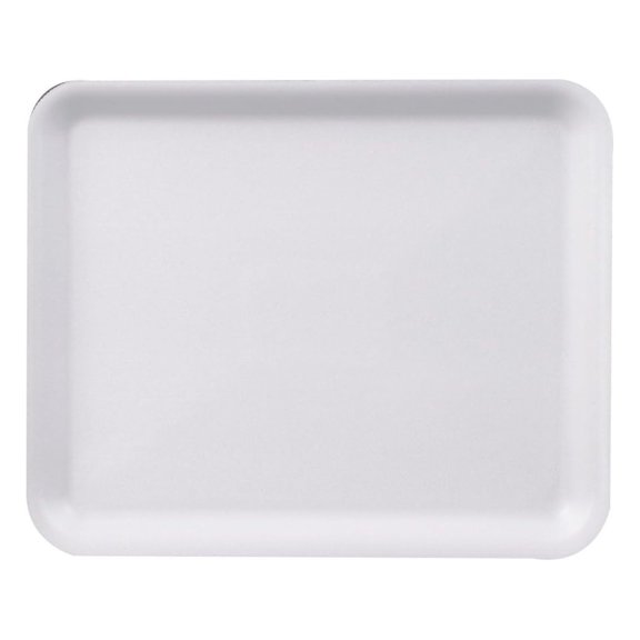 RECT FOAM MEAT TRAY 12X9 WHI 2/125