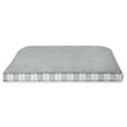 thumbnail interactive-video image 1 of Vibrant Life Large Deluxe Gusset Pillow Dog Bed, Gray and White Plaid, 42" x 32", 1 of 9