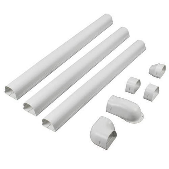 RECTORSEAL 4.5" White Wall Duct Kit  (12 Ft Kit)