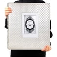 thumbnail image 1 of RECUTMS Photo Album 4x6 Holds 600 Pockets Big Leather Memory Book with Picture Display Window for Family Wedding Baby (White), 1 of 8