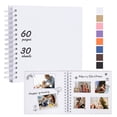 thumbnail image 1 of RECUTMS Self Adhesive Photo Album, 40 Pages Hardcover Magnetic Scrapbook with a Metallic Pen, 1 of 6
