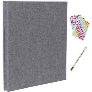 Yesbay Photo Album Self Adhesive Horizontal Window Album Pasted 20 Pcs  Inside Pages for DIY 