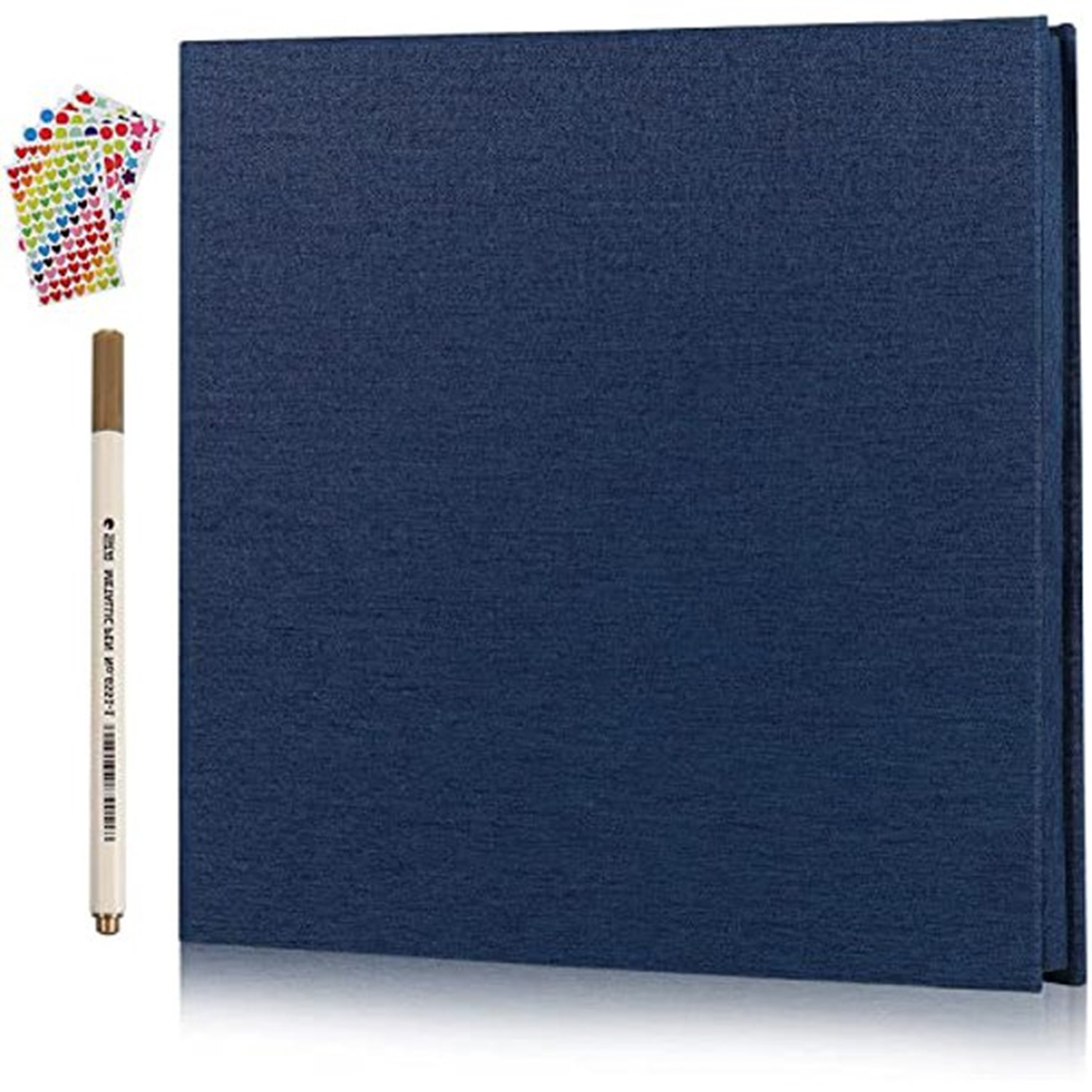 RECUTMS Self Adhesive Scrapbook ,Blue Double Sided Photo Album 40 Pages  Hold 200 6x4 Photos 