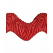 RED 1-1/8 INCH JUMBO RIC RAC