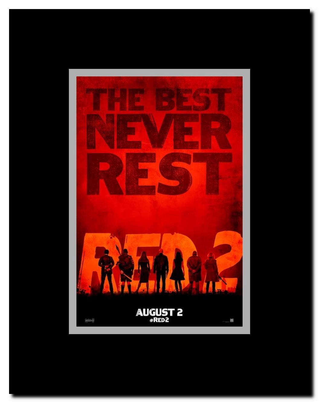 RED 2 Framed Movie Poster