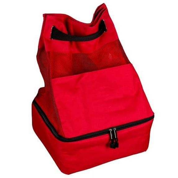 RED 2-WAY COOLER TOTE/BACKPACK