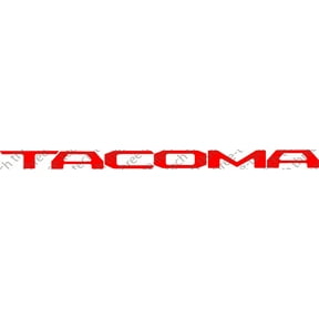 RED 2016 Toyota Tacoma Tailgate Insert Letters Decal Vinyl Stickers Decals