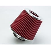 RED 3.25 82.5mm Inlet Cold Air Intake Cone Replacement Quality Dry Air Filter