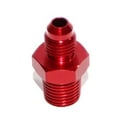 thumbnail image 1 of RED 4AN AN-4 to 1/8" NPT Male Thread Straight Aluminum Fitting Adapter, 1 of 6
