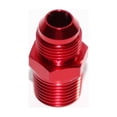 thumbnail image 1 of RED 8AN AN-8 to 1/2" NPT Male Thread Straight Aluminum Fitting Adapter RED 8AN AN-8 to 1/2" NPT Male Thread Straight Aluminum Fitting Adapter, 1 of 6