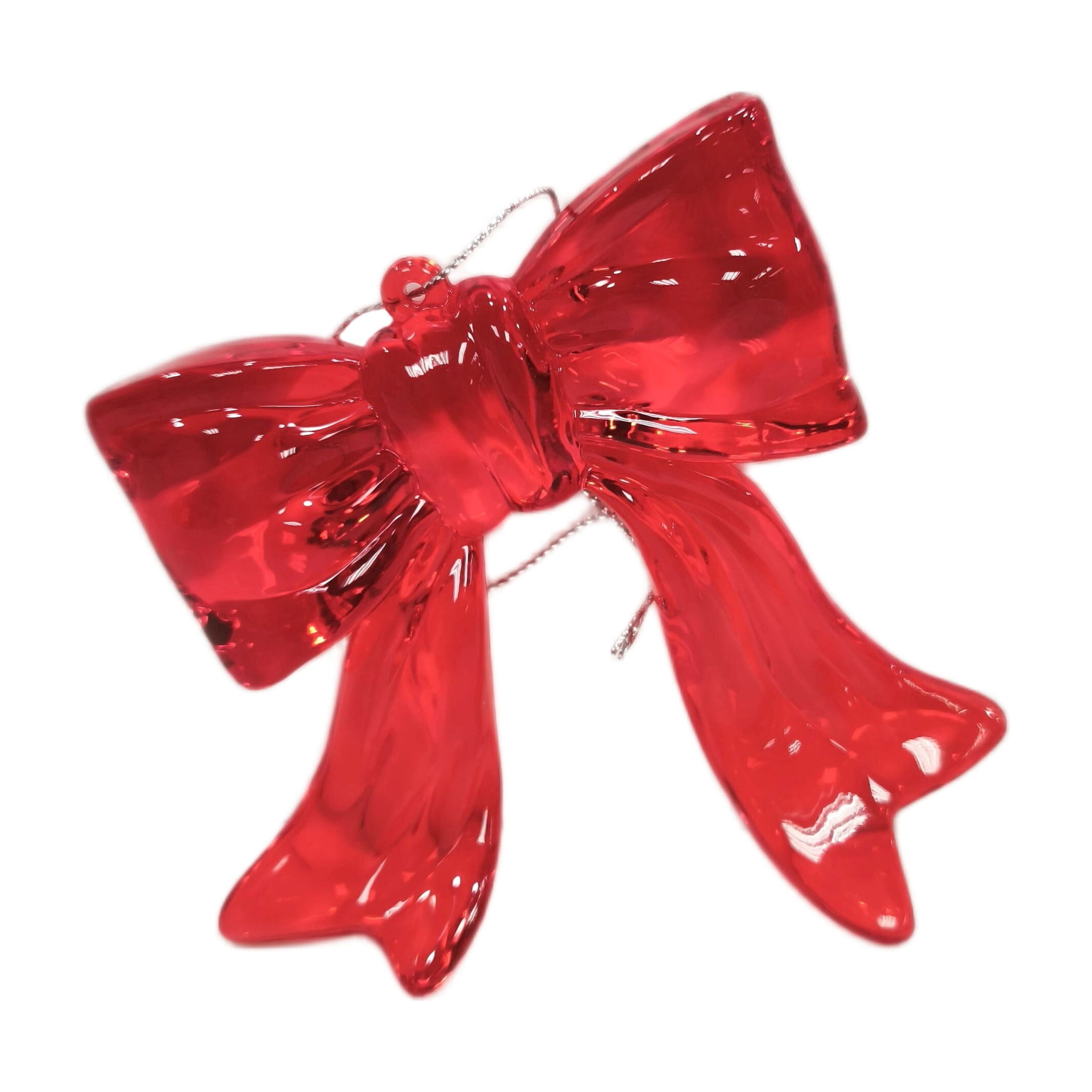 Red Bow Christmas Ornament, 4", by Holiday Time