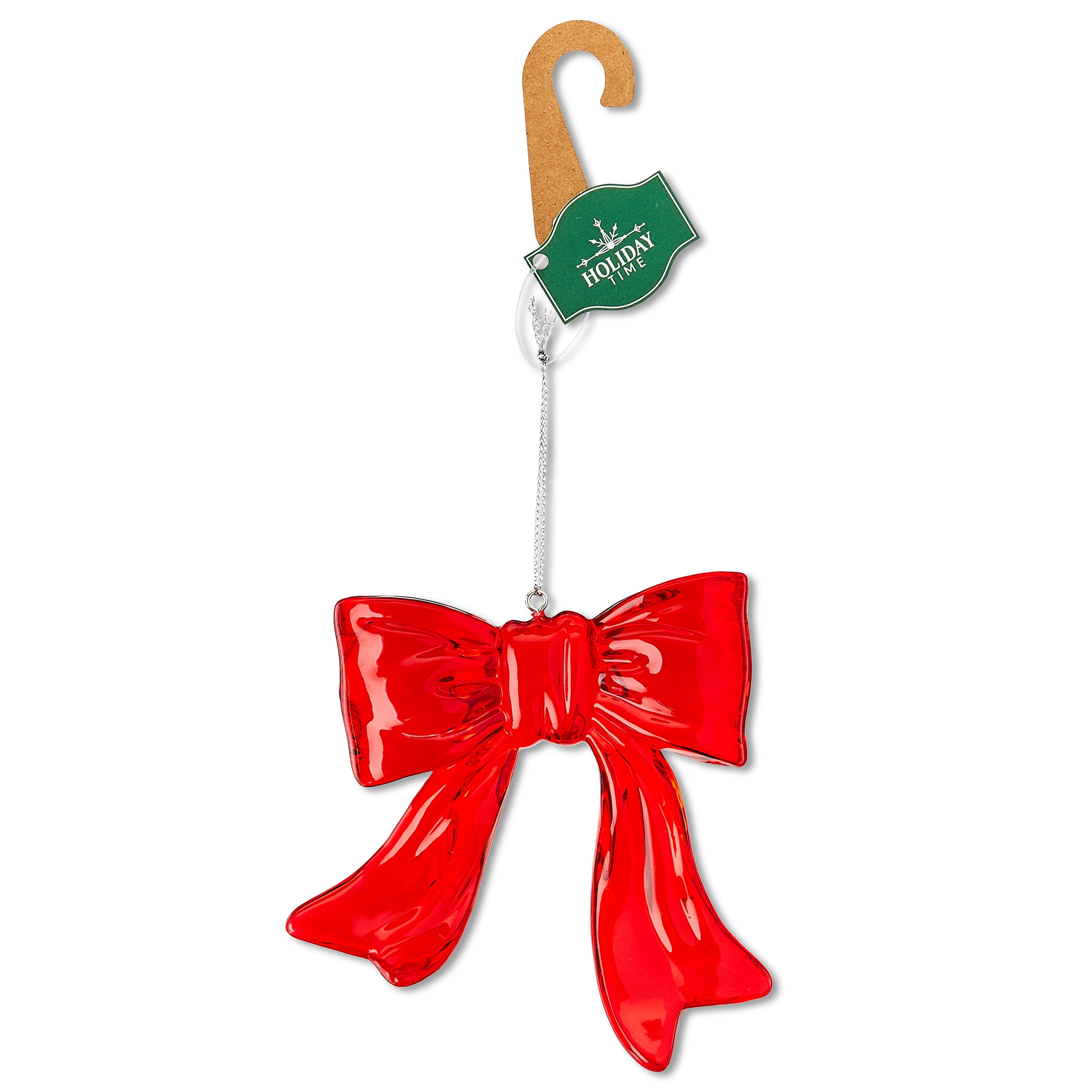 Red Bow Christmas Ornament, 4", by Holiday Time