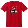 thumbnail image 1 of RED Buccaneers Tom Brady Logo T-shirt TODDLER, 1 of 1