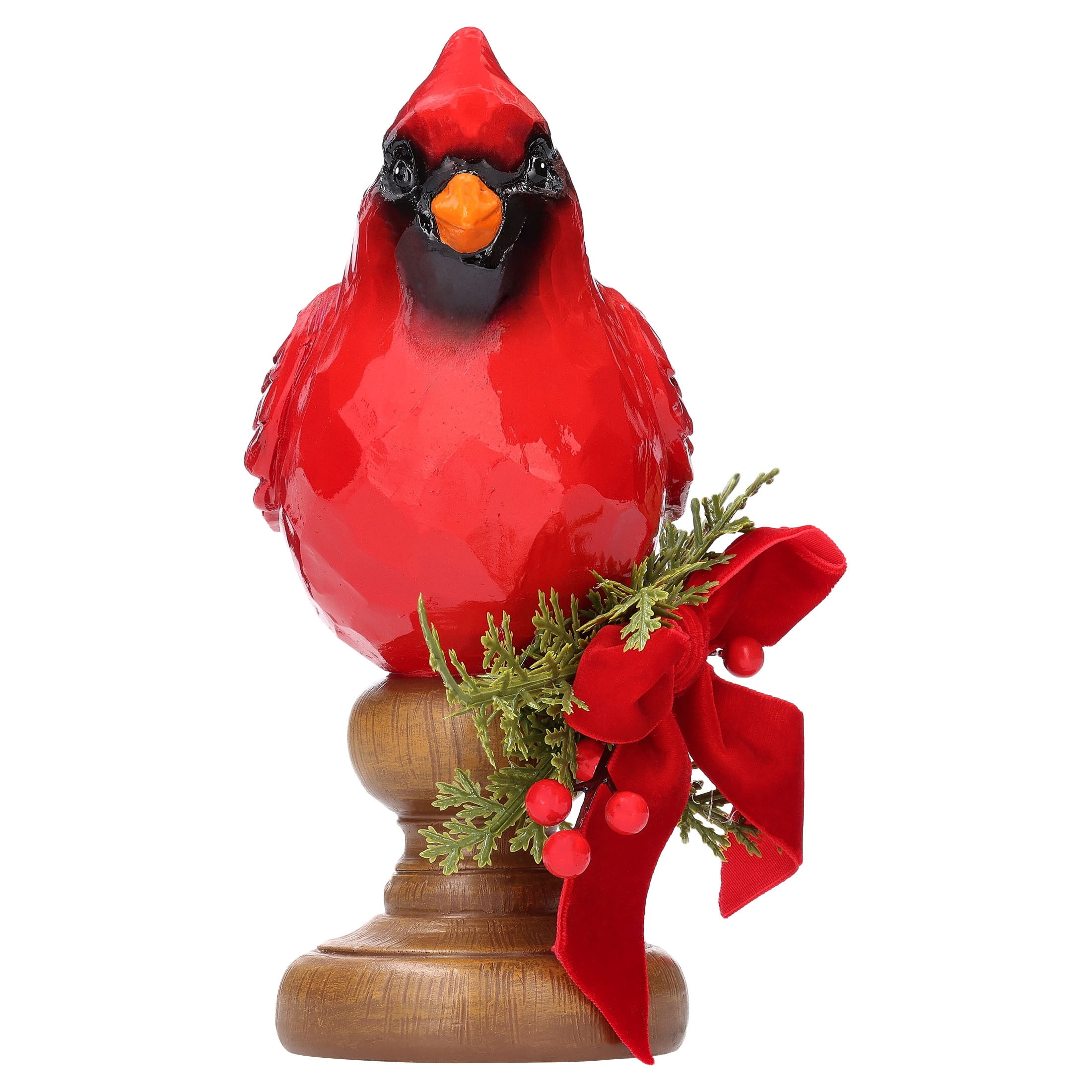 Cardinal Christmas Decoration, Red, 8", by Holiday Time