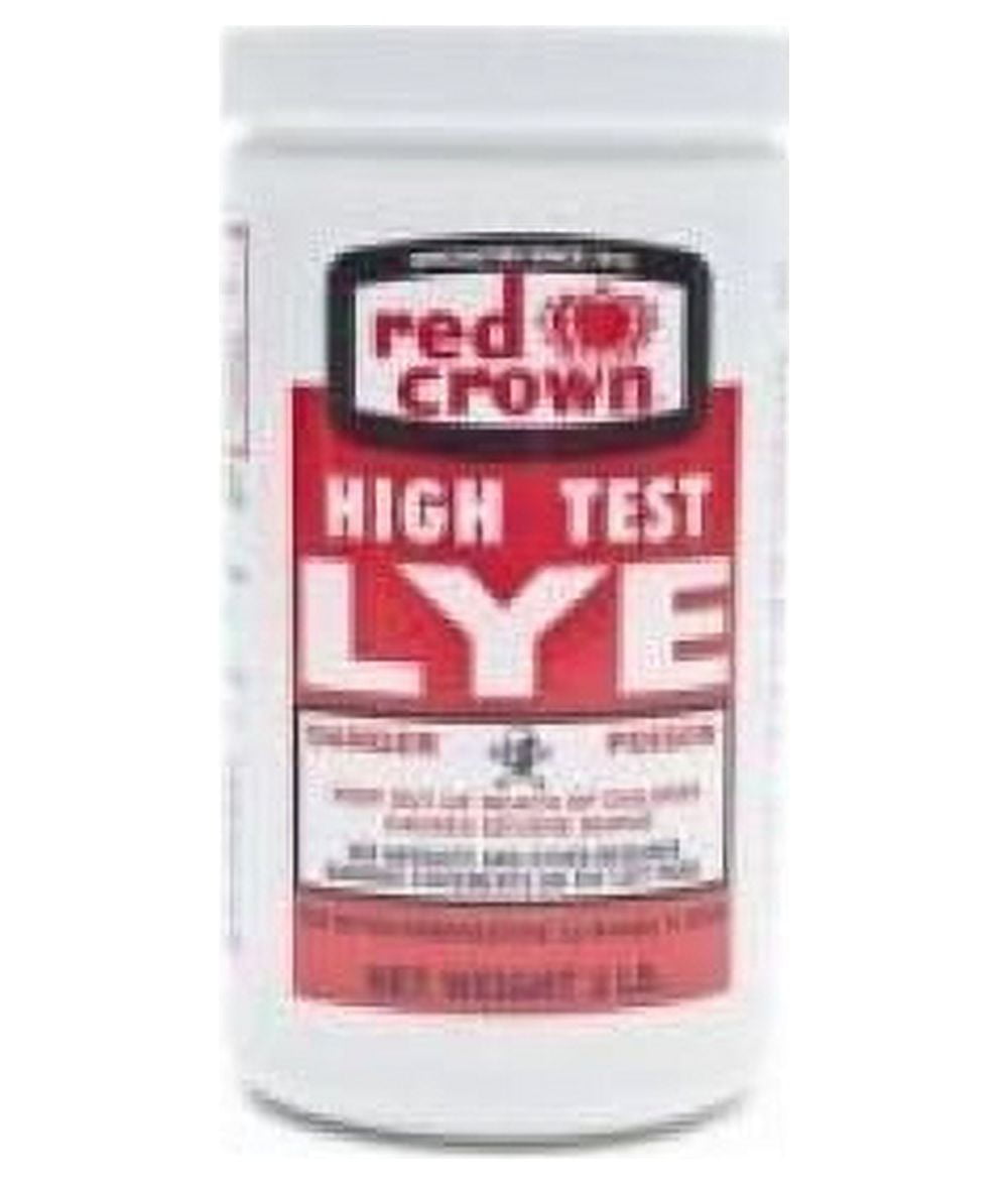 RED CROWN High Test Lye for Making Award-Winning Handcrafted Soaps 2 lb.  (1, Food Grade)