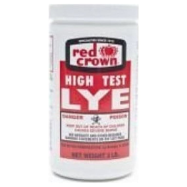 Red Crown Lye 2 lbs (2 Pack) - High Test Lye for Making Award-Winning Handcrafted Soaps, Size: 2-2 lb. Containers