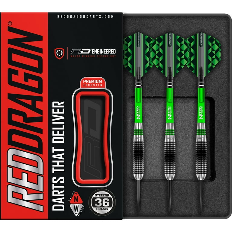 Darts Mat RED DRAGON Hell Fire Tungsten Darts – 22g, 24g, 26g