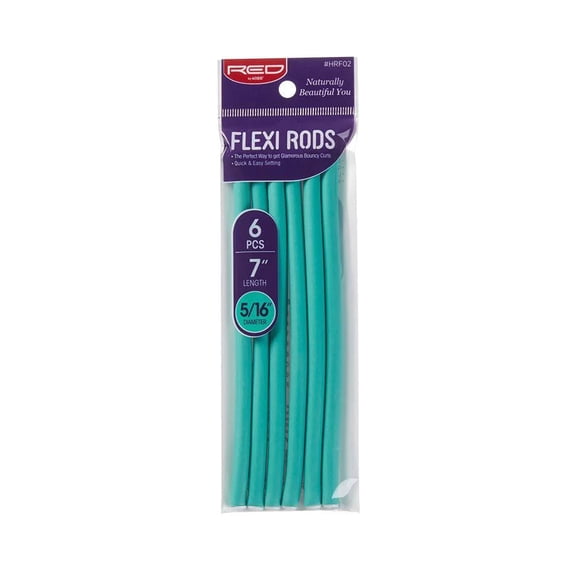 RED FLEXI RODS 7" 5/16" 6PCS PACK GREEN
