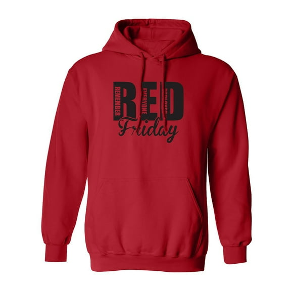 RED FRIDAY Remember Everyone Deployed Adult Hooded Sweatshirt