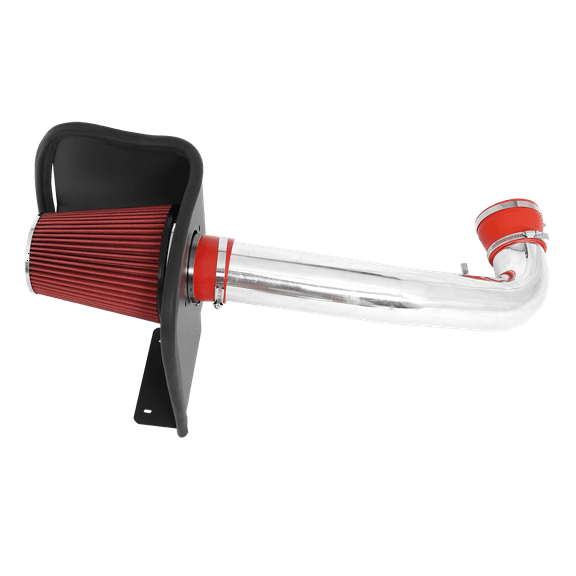 RED For 09-13 Silverado 1500 V8 Heat Shield Cold Air Intake System