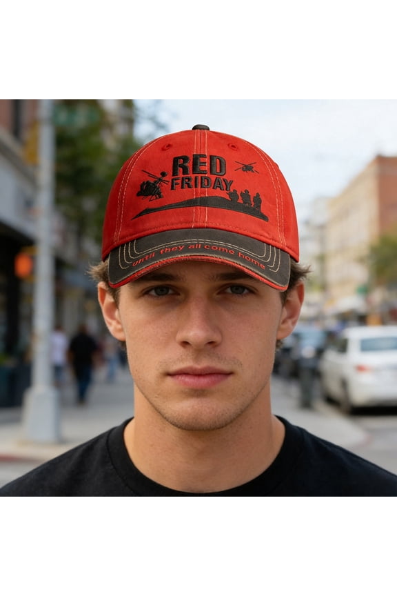 Heritage Cap – Remember Everyone Deployed, Adjustable Patriotic Embroidered Baseball Hat for Veterans