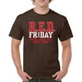 thumbnail image 1 of RED Friday Until They All Come Home T-shirt Remember Everyone Deployed US Military Day American Patriot Men's Tee, 1 of 7