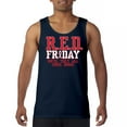 thumbnail image 1 of RED Friday Until They All Come Home Tank Top Remember Everyone Deployed US Military Day American Patriot Men's Top, 1 of 7