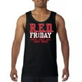 thumbnail image 1 of RED Friday Until They All Come Home Tank Top Remember Everyone Deployed US Military Day American Patriot Men's Top, 1 of 7