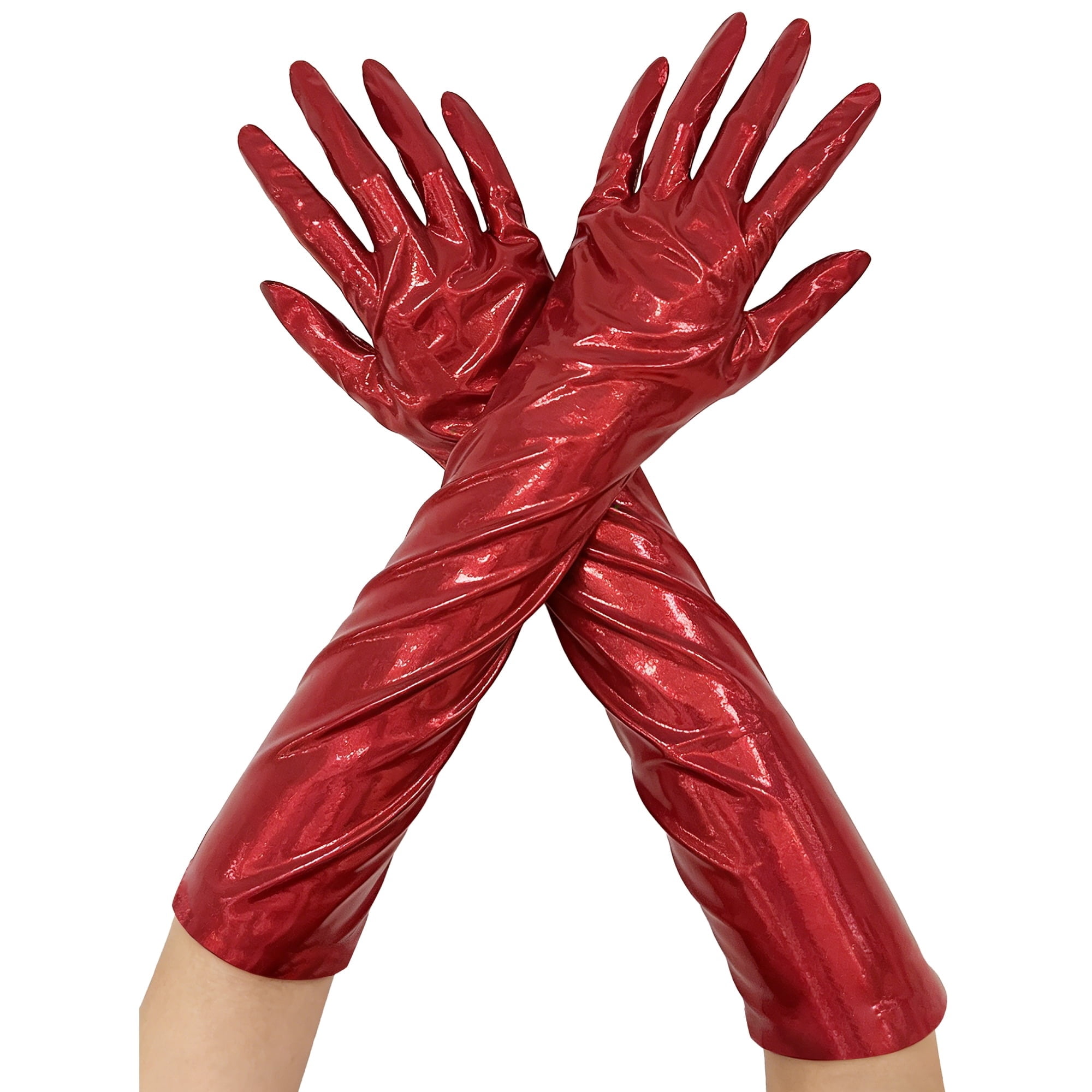 Gloves Costume Accessory for Adults, Red, Halloween by Way To Celebrate