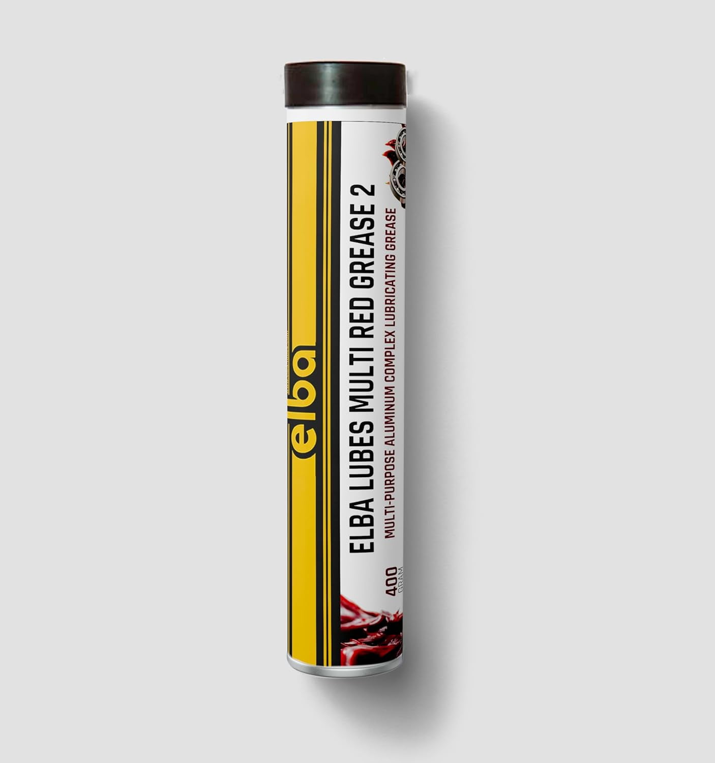 RED Grease NLGI 2 | SEMI-Synthetic Grease | HIGH Temperature Grease | Heavy Duty Multi Purpose Grease| EP 2 | for Agriculture, Industrial and Automotive Bearing (400 Grams) Made in USA