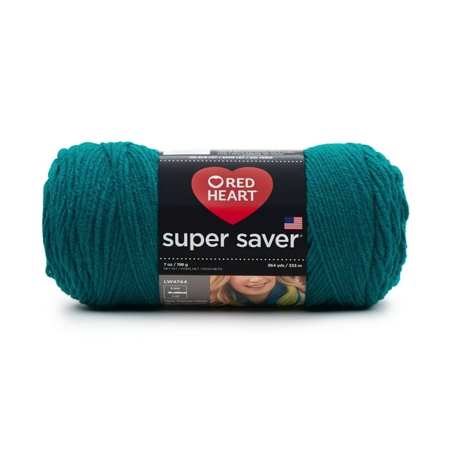 RED HEART SUPER SAVER ECON REAL TEAL