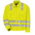 thumbnail image 1 of RED KAP Men's Long Sleeeve Hi-Visibility Jacket - JY32AB, 1 of 1