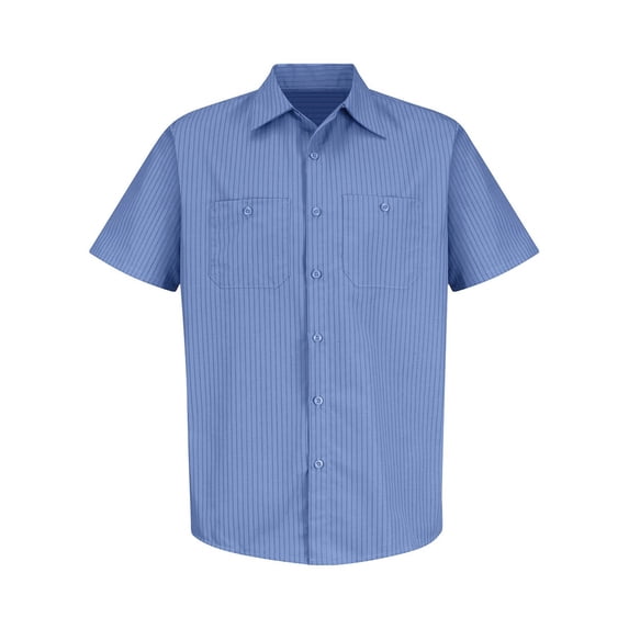 RED KAP Men's Short Sleeve Industrial Solid Work Shirt - SB22BS