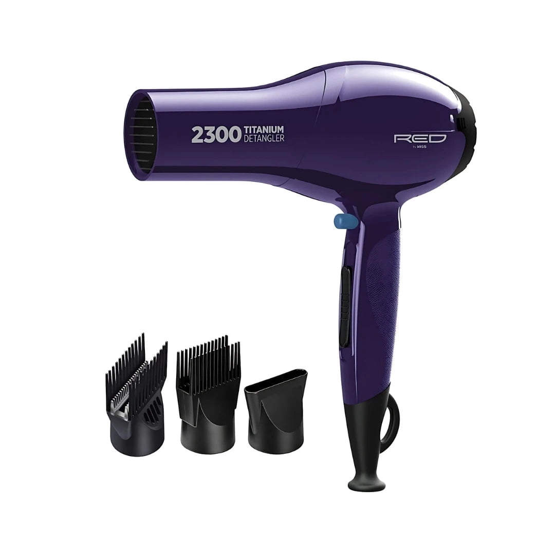 Red by Kiss 2300 Titanium Detangler Hair Dryer