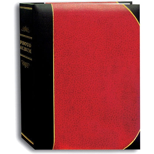 RED LEDGER 5x7 200 Pocket Le Memo Album by Pioneer - 5x7