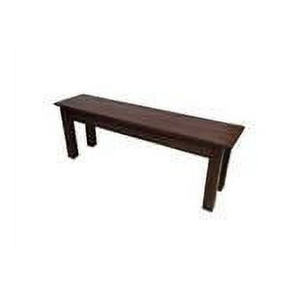RED MAHOGANY FARMHOUSE BENCH-42