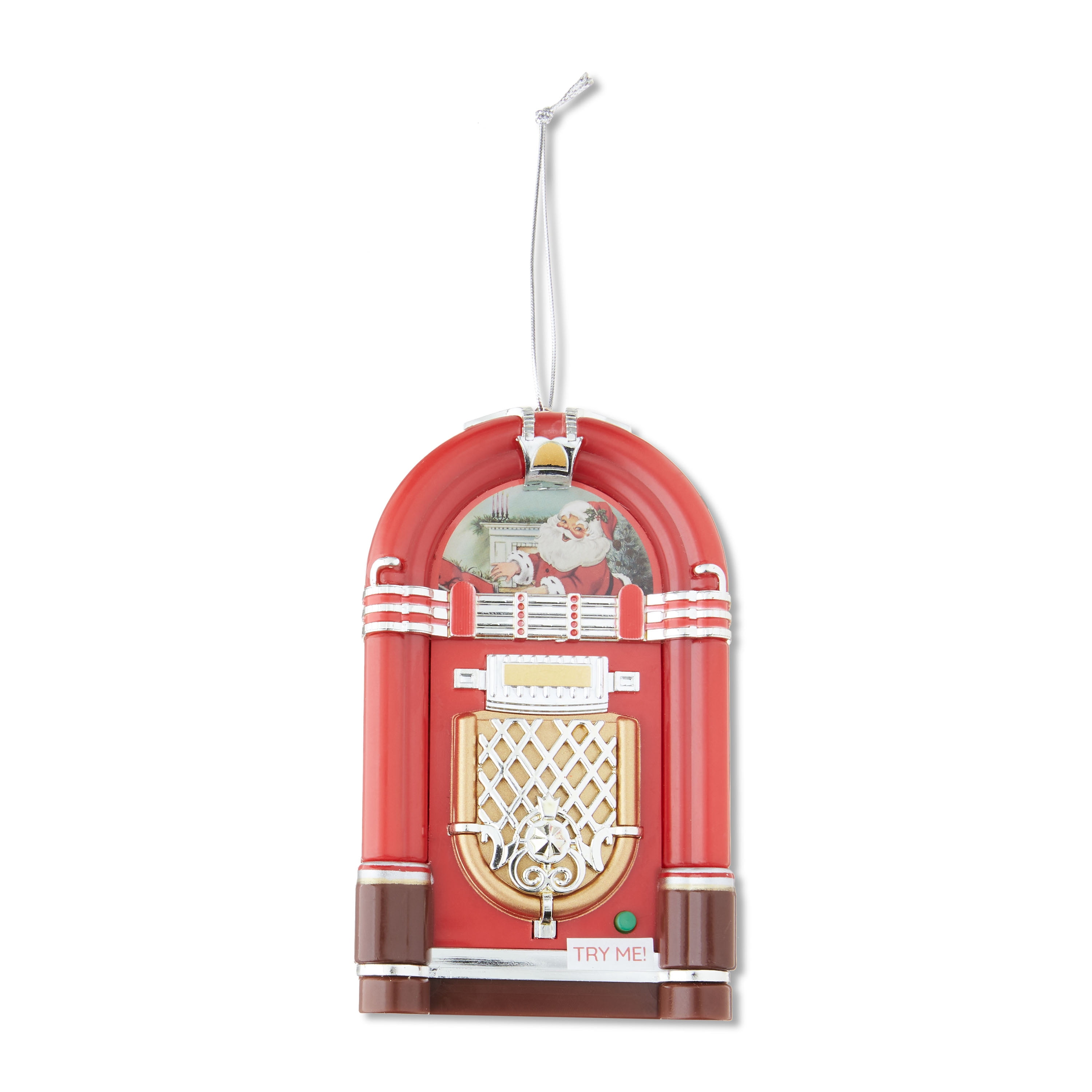Mr. Christmas Mini Jukebox Ornament, Red