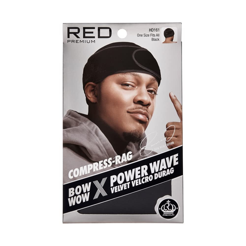 RED Premium Bow Wow X Power Wave Durag, 360 Wave Compression