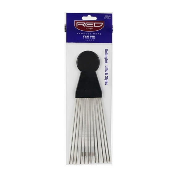 Red by Kiss Professional Fan Pik Large | Volumizing Afro Curl Lift Comb