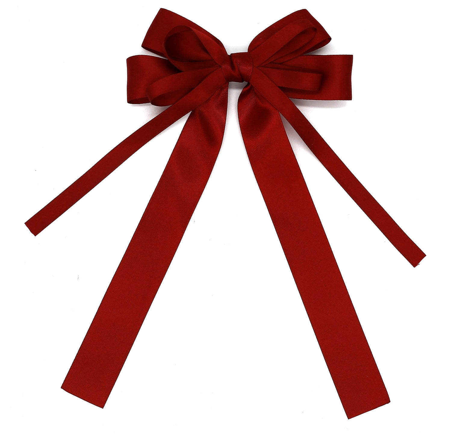 Holiday Time Festive Red Bow Hairpin