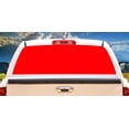thumbnail image 1 of RED Rear Window Graphic truck view thru vinyl decal back, 1 of 3