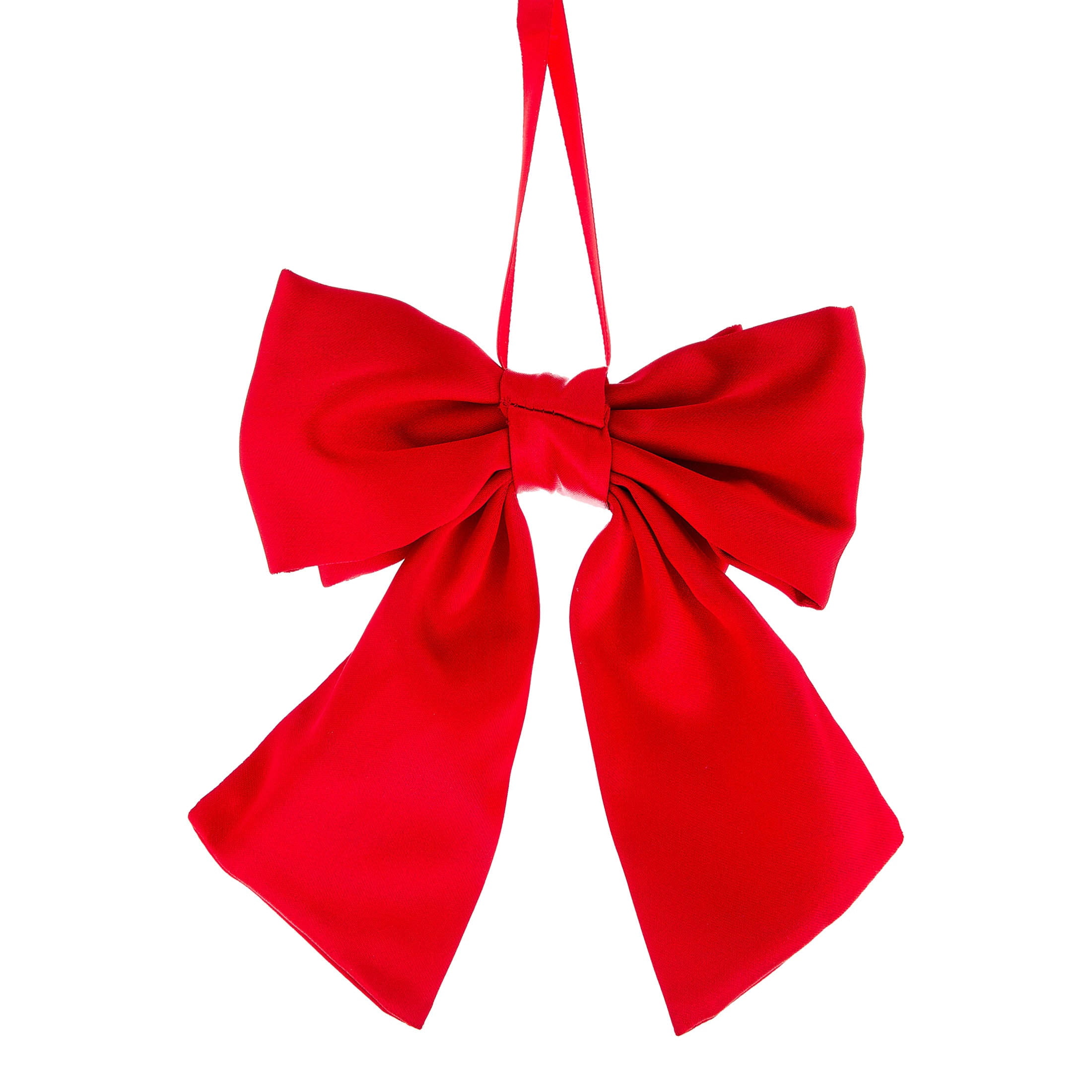 Red Satin Bow Christmas Ornament, 8.5", by Holiday Time