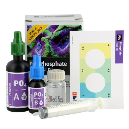 RED SEA - MARINE CARE PROGRAM PHOSPHATE 100 TEST KIT FREE SHIPPING